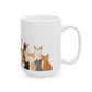 Cat Herder Painted Portrait Mug in Black Hair