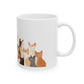 Cat Herder Painted Portrait Mug in Red Head