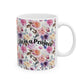 Life is a Project Watercolor Floral Mug