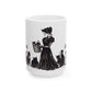 Victorian Gothic Cat Herder Drawing Mug