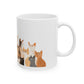 Cat Herder Painted Portrait Mug in Black Hair