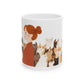 Cat Herder Painted Portrait Mug in Red Head