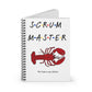 Scrum Master Lobster Friends Sitcom Notebook