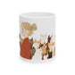 Cat Herder Painted Portrait Mug in Blonde