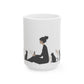 Cat Herder Silhouette Mug