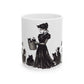 Victorian Gothic Cat Herder Drawing Mug