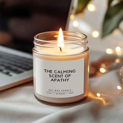 Apathy Scented Soy Candle