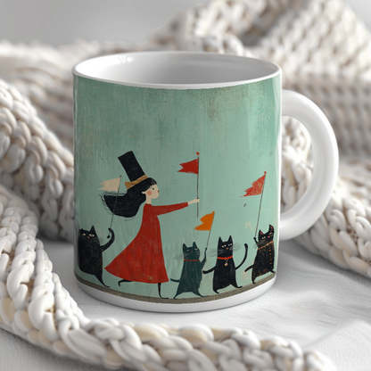 Cats on Parade Mug