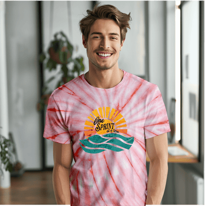 One Sprint at a Time Tie-Dye Tee