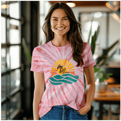 One Day at a Time Tie-Dye Tee