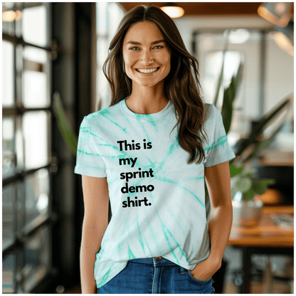 This is my Sprint Demo Tie-Dye Tee