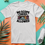 a t - shirt that says no scope creep is allowed