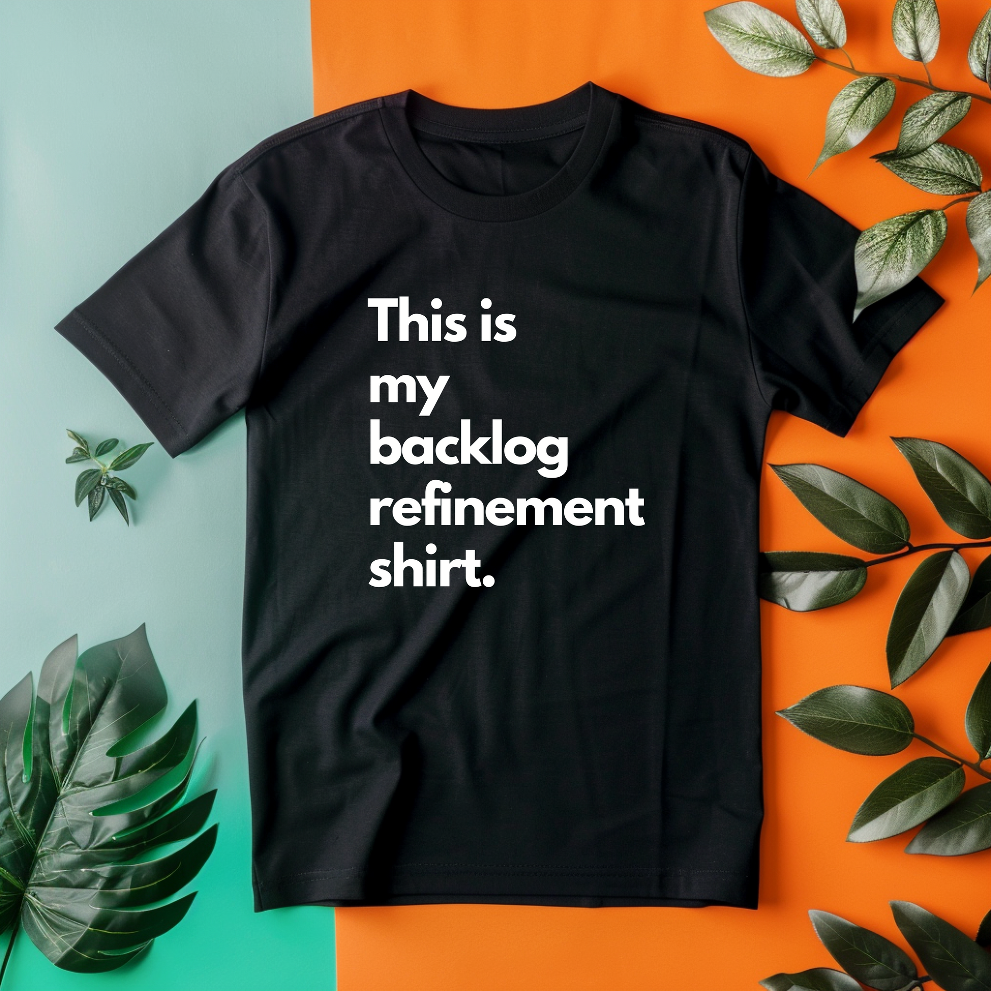 a t - shirt that says, this is my backlog retirement shirt