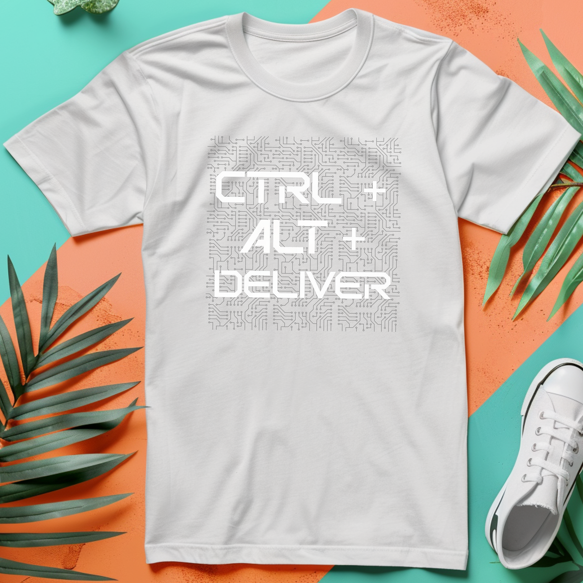 a t - shirt that says ctrl and alt deliver